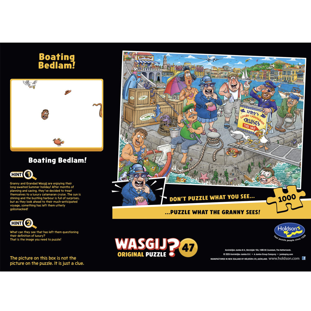 Wasgij Original #47 1000pc Jigsaw Puzzle Boating Bedlam