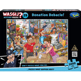 Wasgij Mystery #29 1000pc Jigsaw Puzzle - Donation Debacle