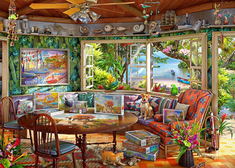 Outside my Window Series 2 1000pc Jigsaw Puzzle - Holiday Room