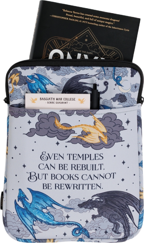 Kingdom of Threads: Dragon Trio Book Sleeve | Fourth Wing (Large)