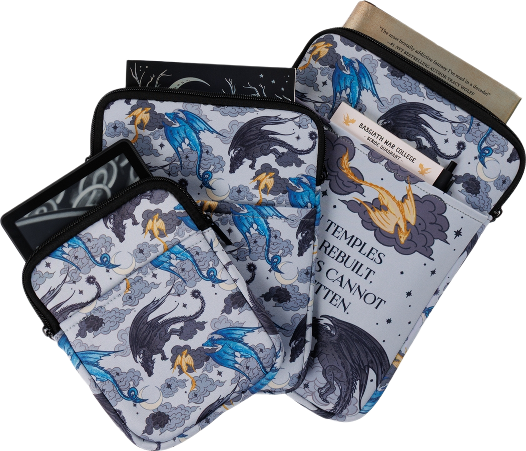 Kingdom of Threads: Dragon Trio Book Sleeve | Fourth Wing (Large)