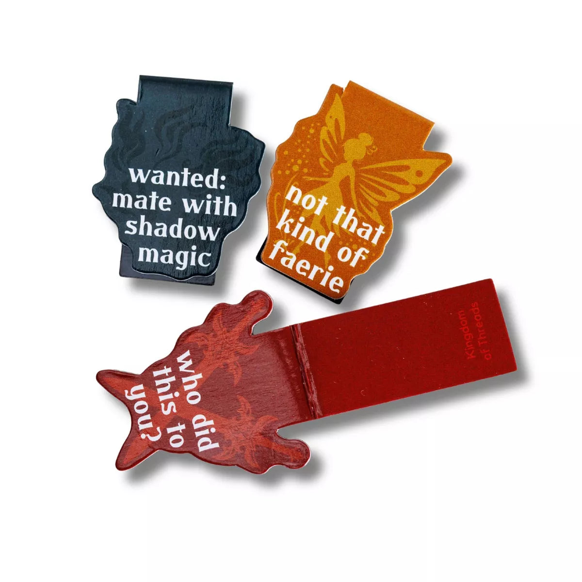 Romantasy Tropes Magnetic Bookmark Set