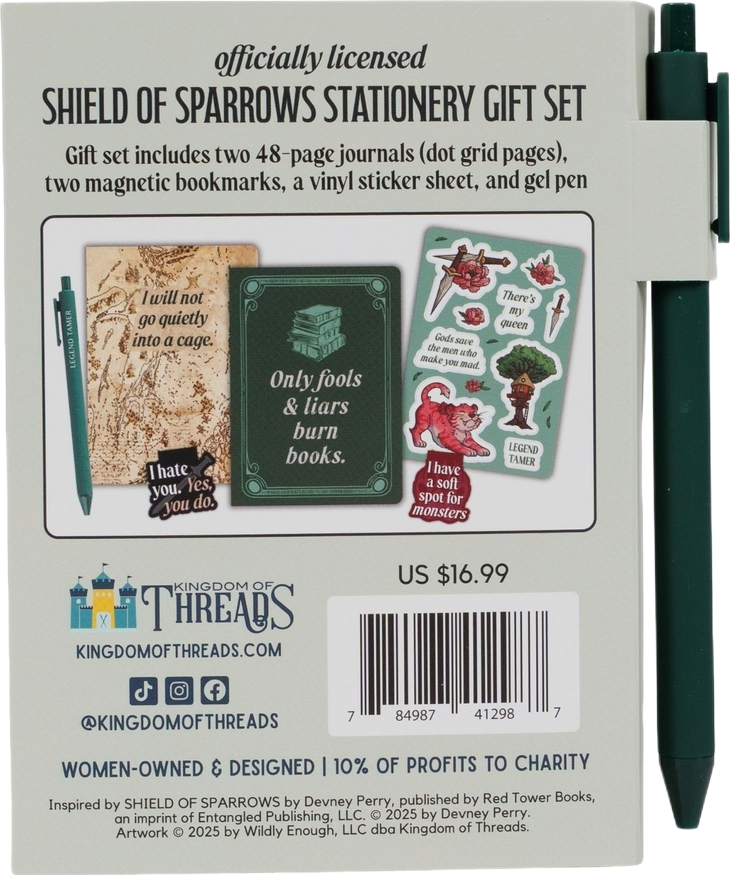 Kingdom of Threads: Shield of Sparrows Gift Set