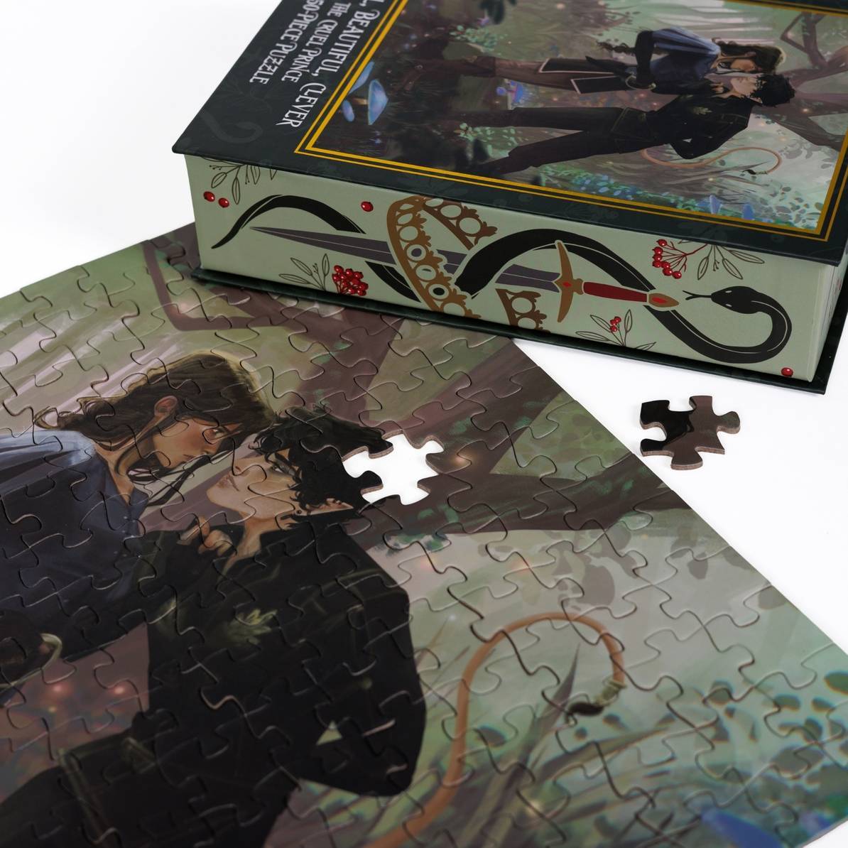 Kingdom of Threads: Cruel Beautiful Clever Keepsake Puzzle | Folk of the Air - 250 Pieces