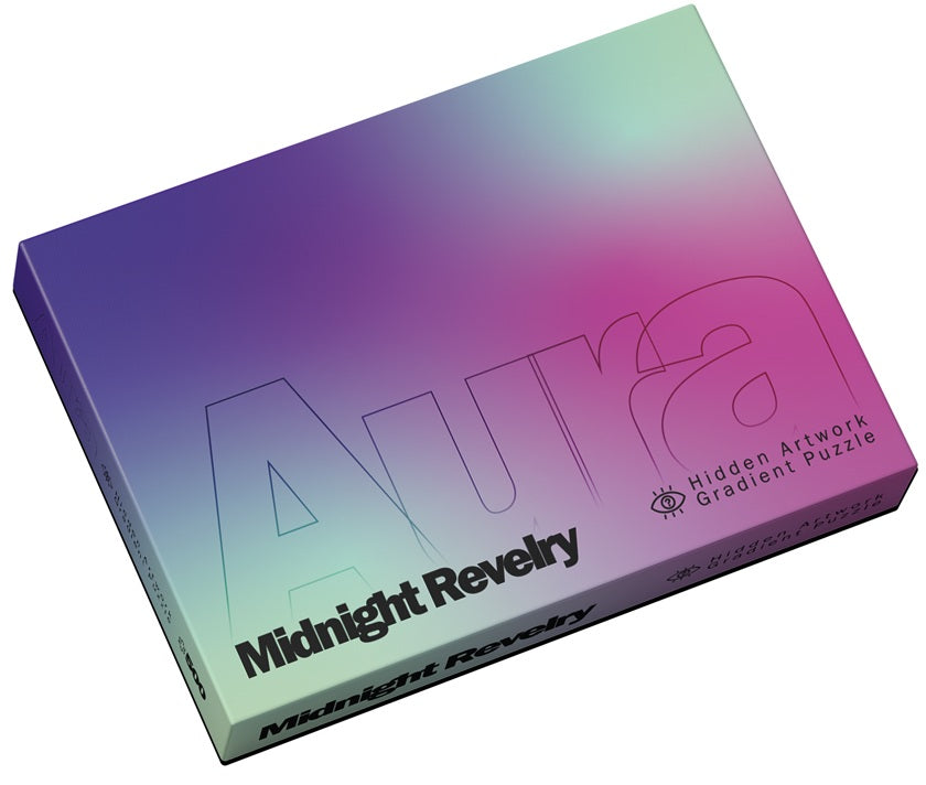 Aura Midnight Revelry 500 pc Secret Image Puzzle