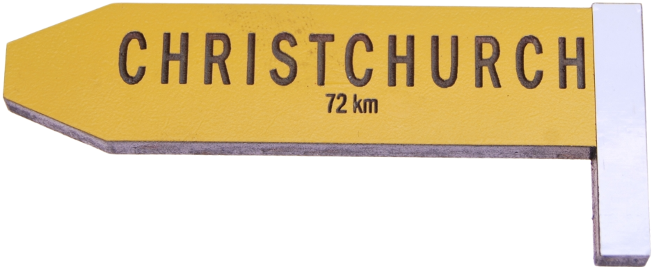 Ian Blackwell: Give Me A Sign Magnet - Christchurch