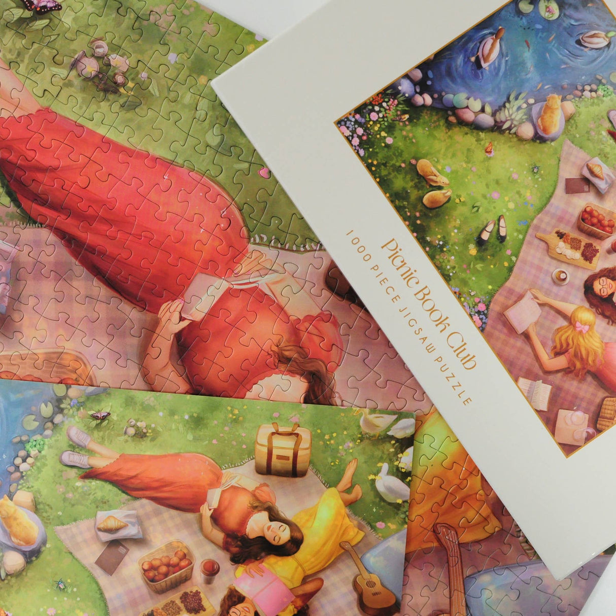 Reverie Puzzles: Picnic Book Club Jigsaw Puzzle - 1000 Pieces