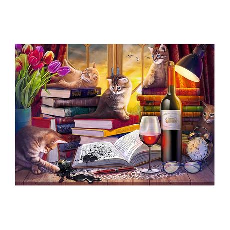 Trefl: Cat's Evening - 2000pc Jigsaw Puzzle