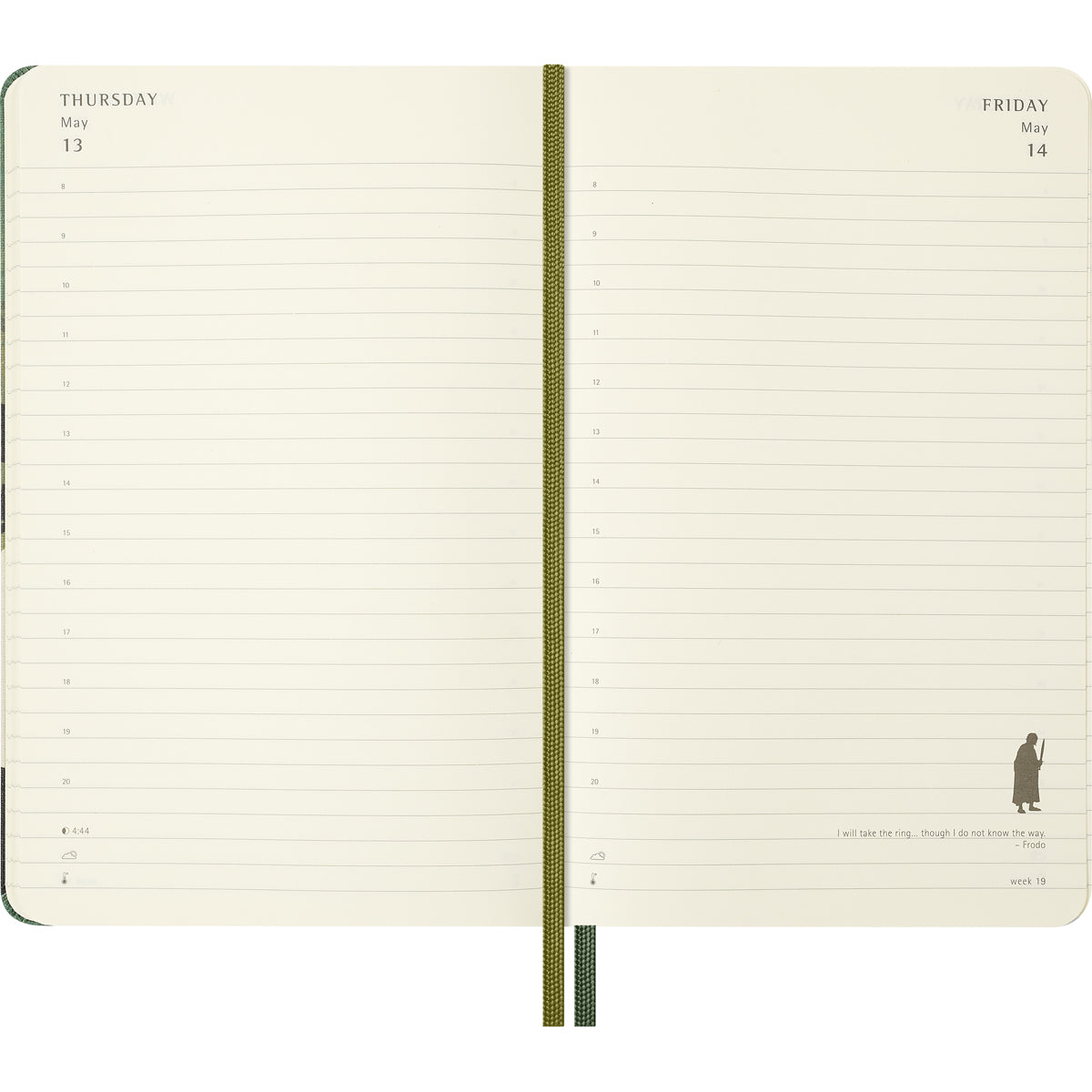Moleskine: Limited Edition LOTR Diary - 12 Month Daily HC Large 2027