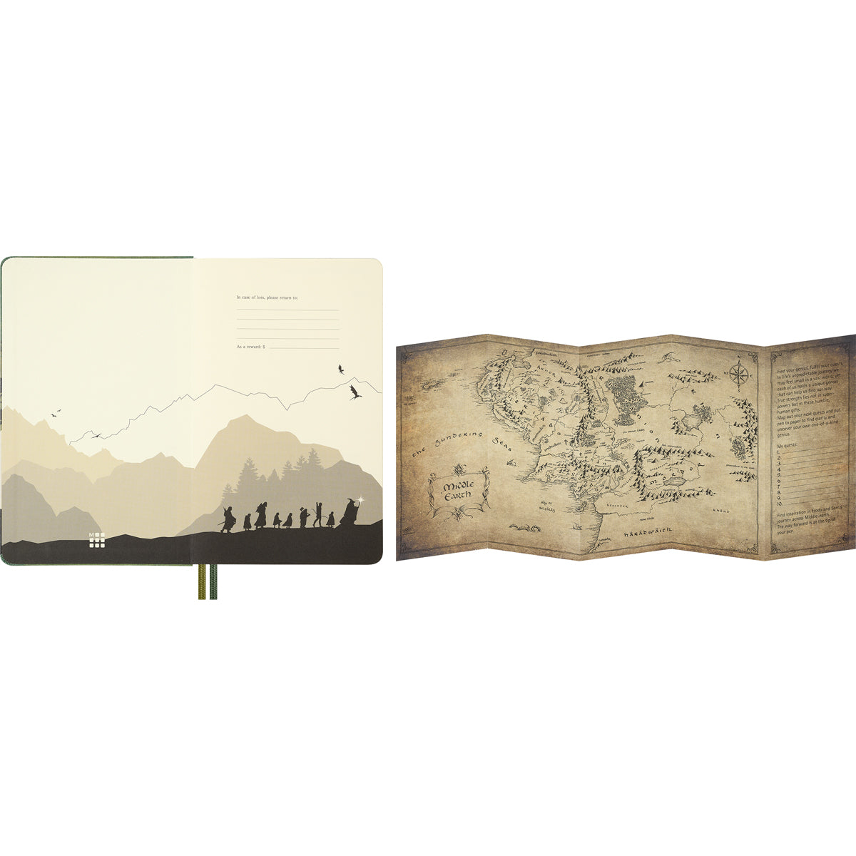 Moleskine: Limited Edition LOTR Diary - 12 Month Daily HC Large 2027