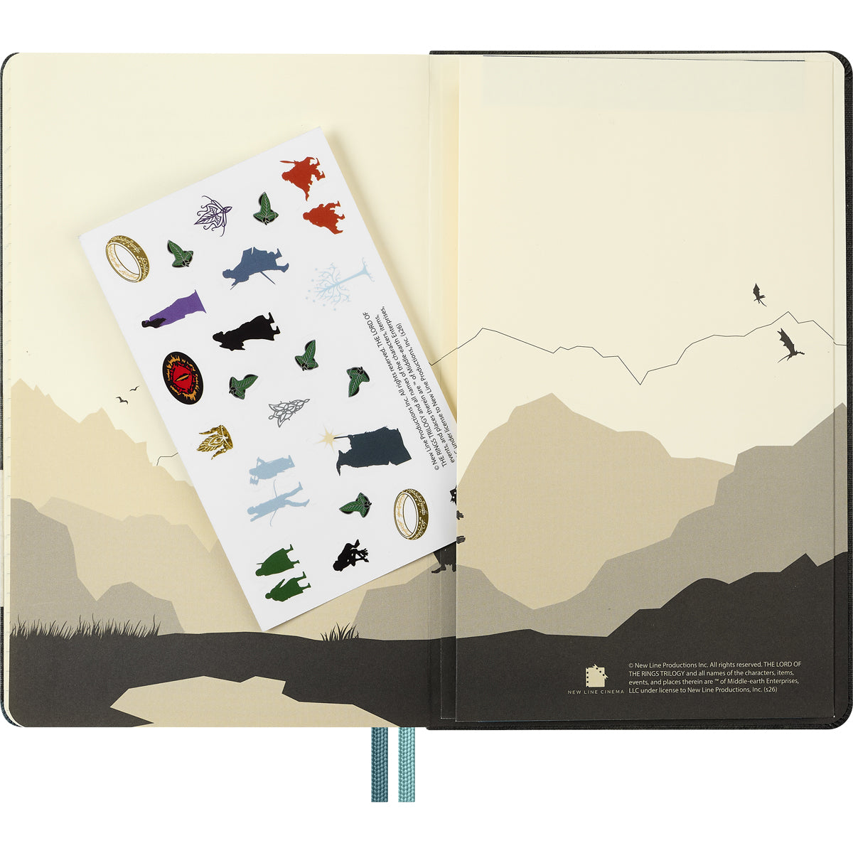 Moleskine: Limited Edition LOTR Diary - 12 Month Weekly + Notes HC Large 2027