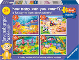 Ravensburger - How Many Can You Count? 6/8/10/12 Piece