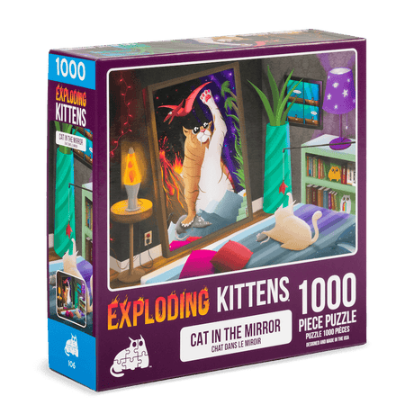 Exploding Kittens Puzzle Cats in the Mirror 1,000 pieces