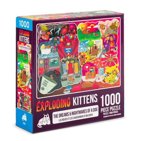 Exploding Kittens Puzzle The Dreams & Nightmares of a Dog 1,000 pieces