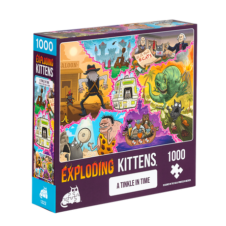 Exploding Kittens Puzzle A Tinkle In Time 1,000 pieces