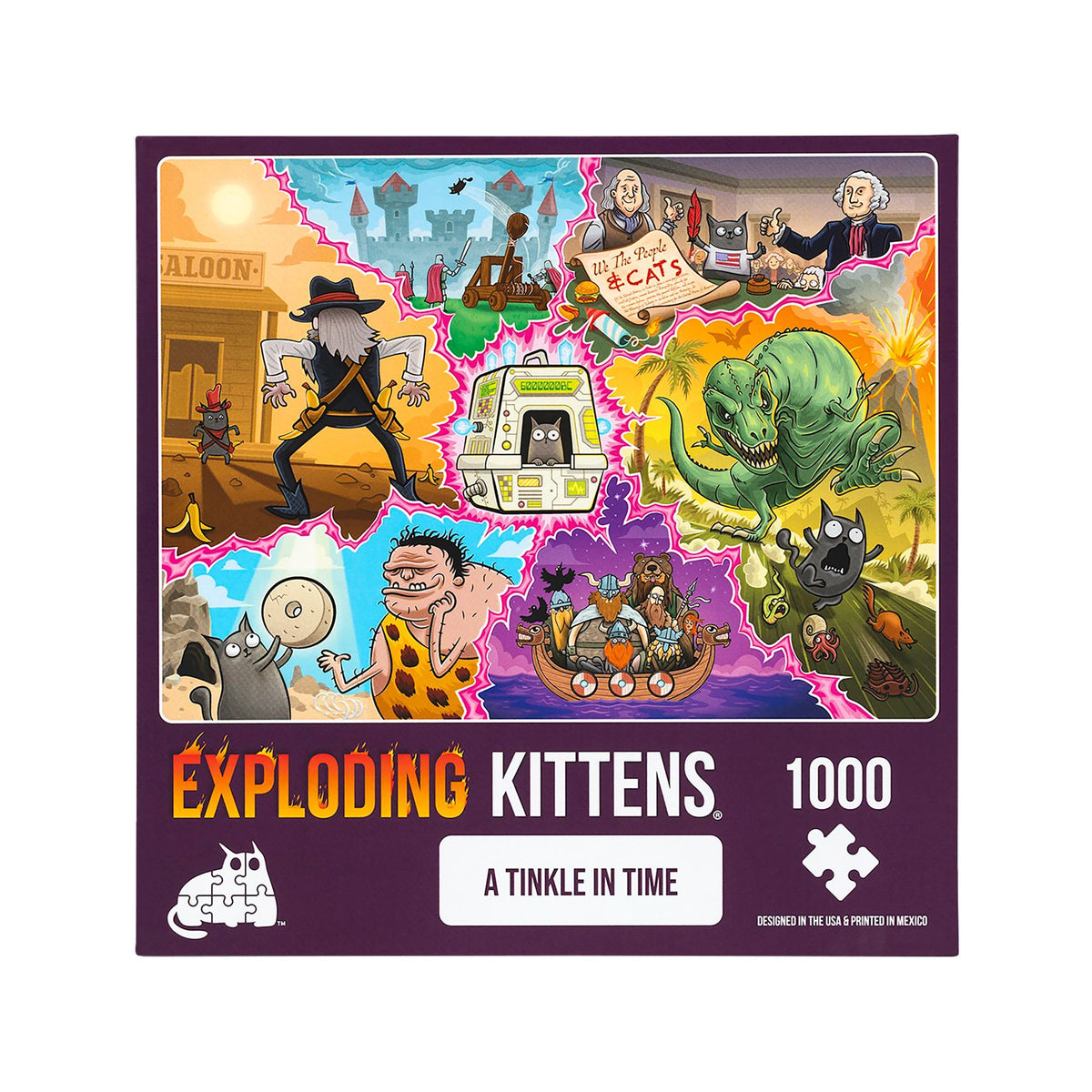 Exploding Kittens Puzzle A Tinkle In Time 1,000 pieces