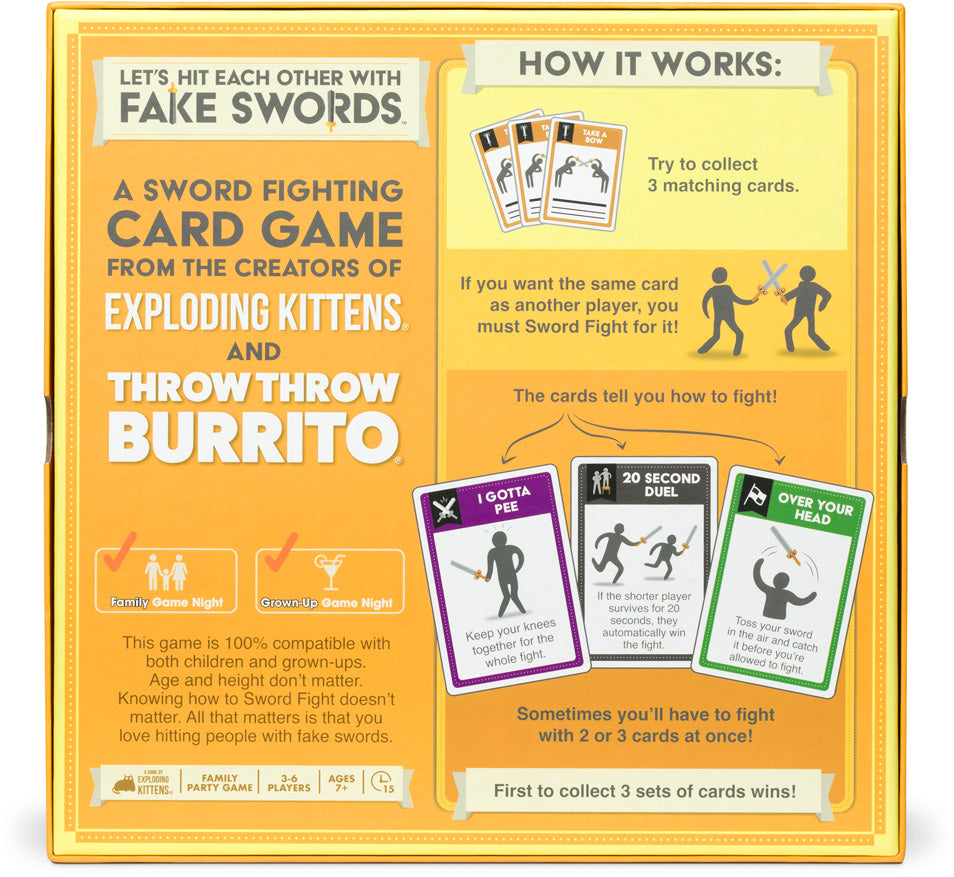 Let's Hit Each Other With Fake Swords by Exploding Kittens
