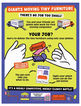 Giants Moving Tiny Furniture (By Exploding Kittens)