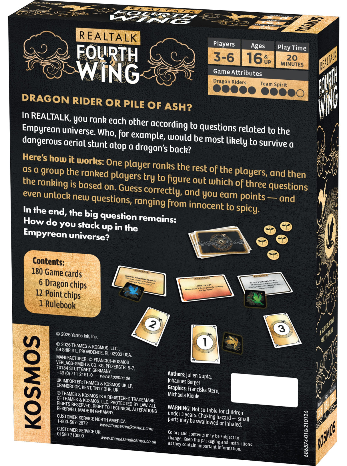 Fourth Wing - Realtalk Card Game