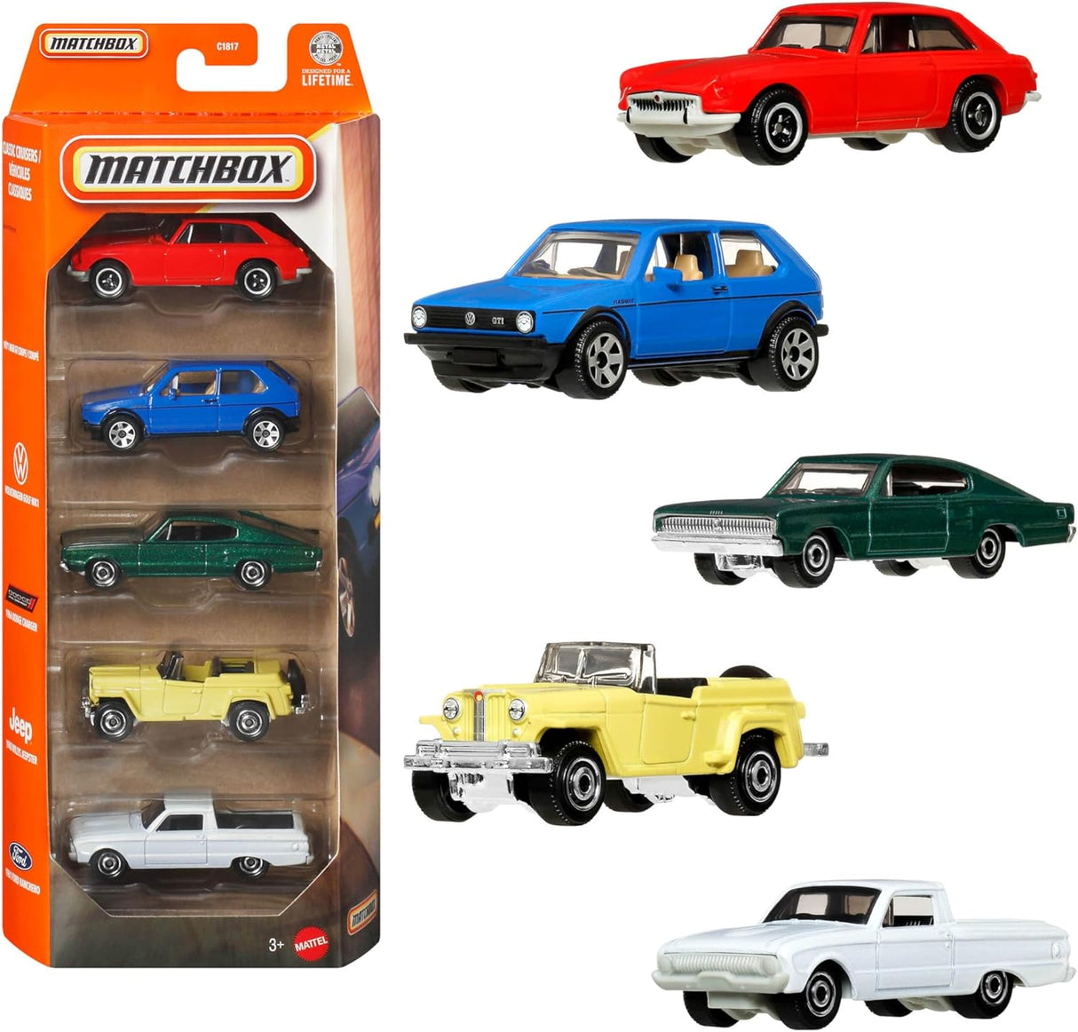 Matchbox: 5 Vehicle Pack - Assorted Styles