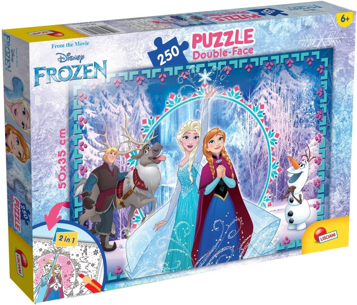 Lisciani Disney Frozen Double Sided Jigsaw Puzzle - 250 Piece
