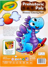Crayola Prehistoric Pals Coloring Book With Stickers 96 Pages