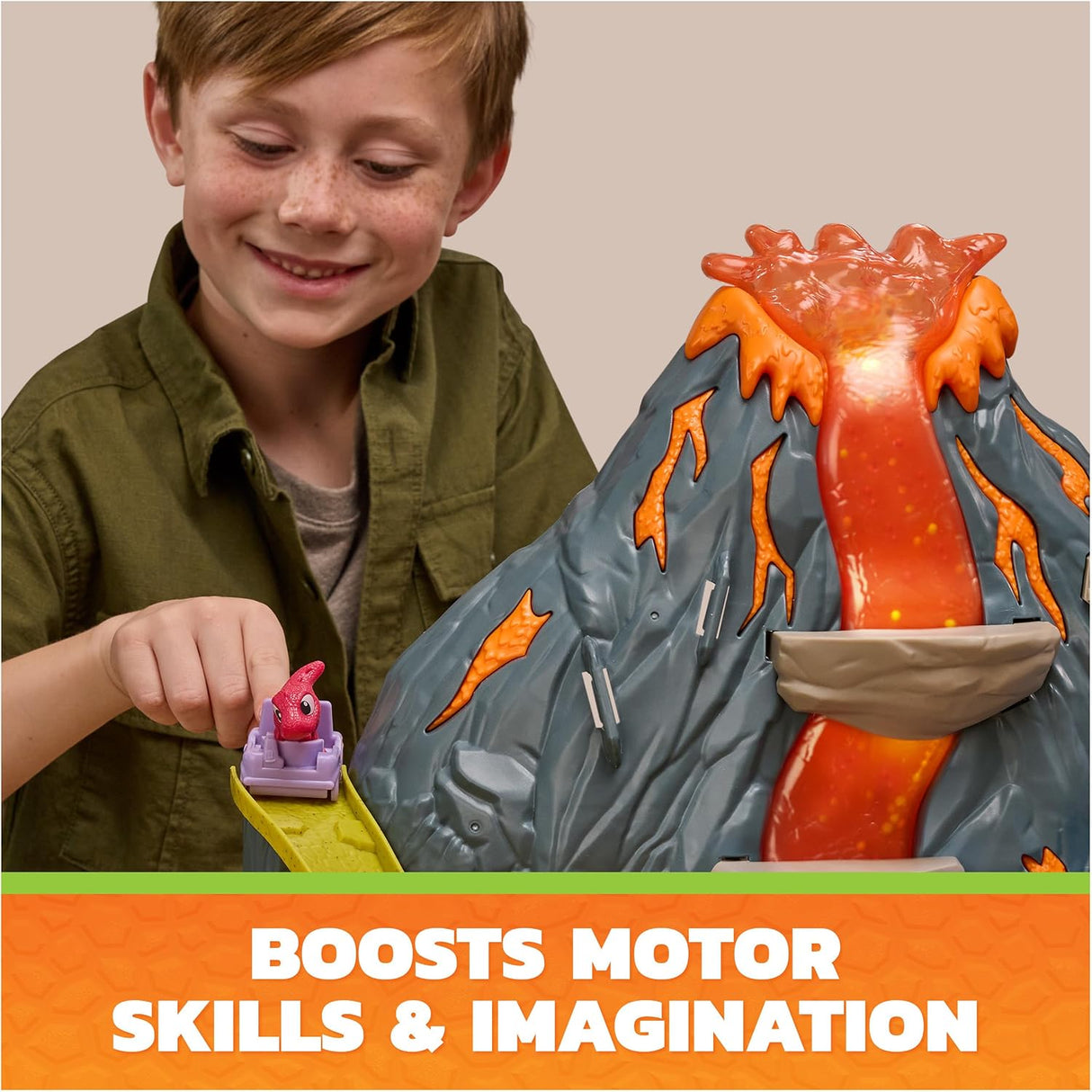 Paw Patrol: The Dino Movie - Super Lava Blast Volacano Playset