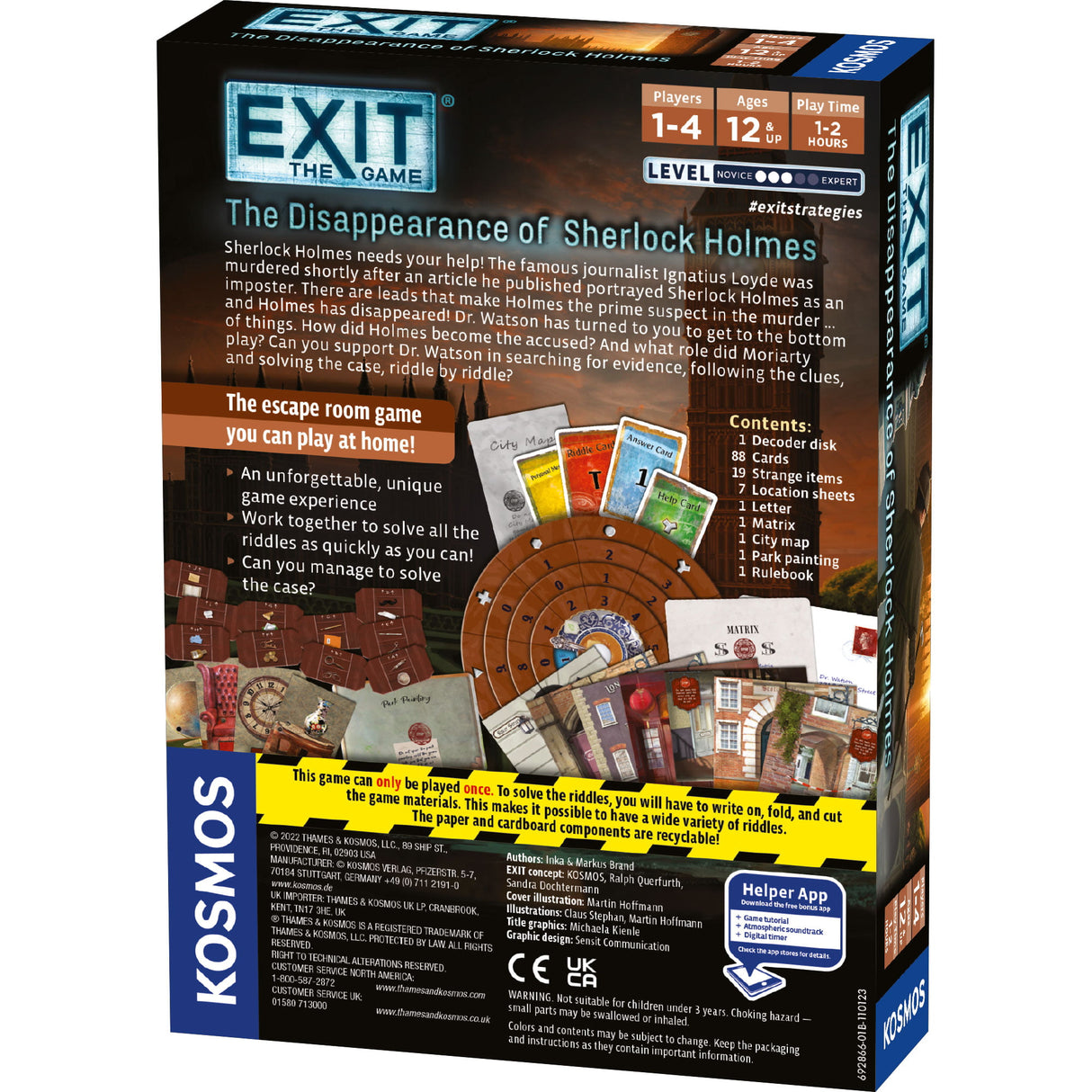 Exit the Game: The Disappearance of Sherlock Holmes