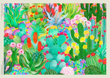 Adult Jigsaw Puzzle: Bex Parkin: Cactus Garden - 1000 Piece