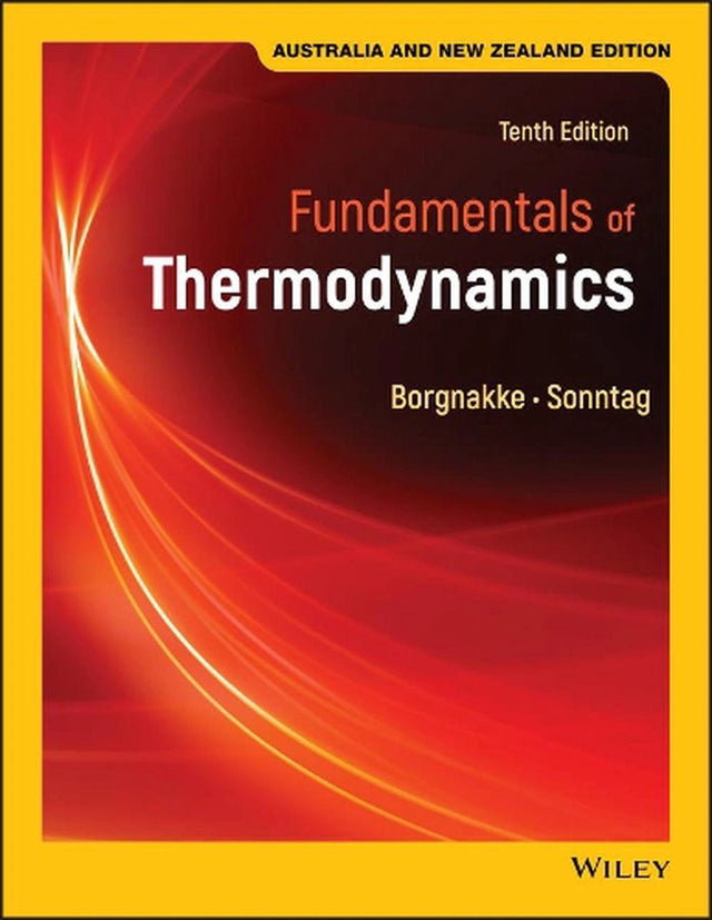 Fundamentals of Thermodynamics, Australian and New Zealand Edition