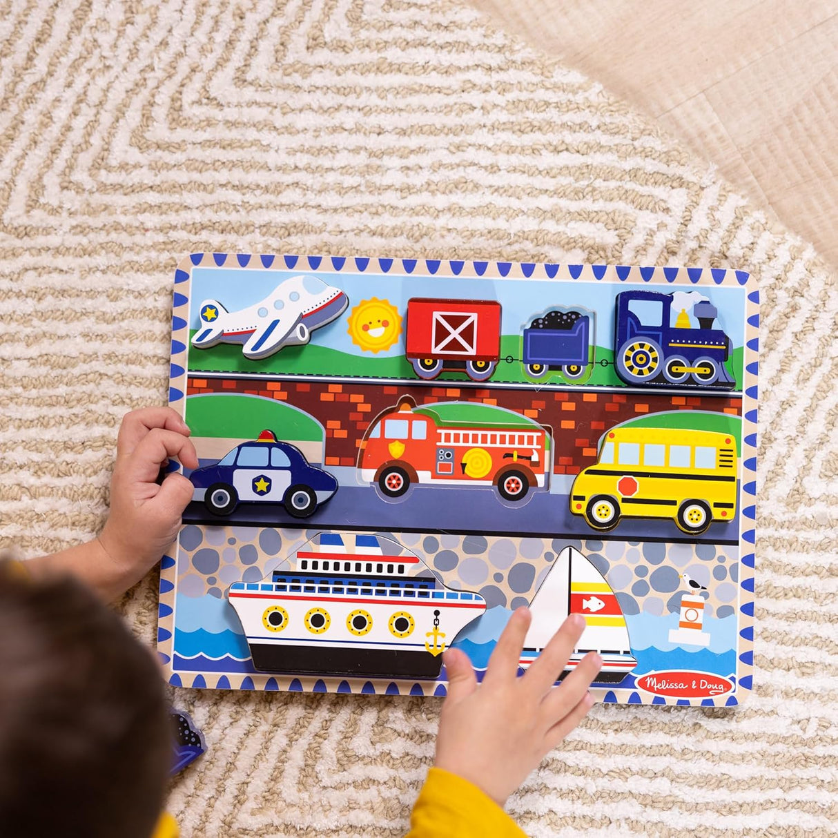 Melissa & Doug - Vehicles Chunky Puzzle