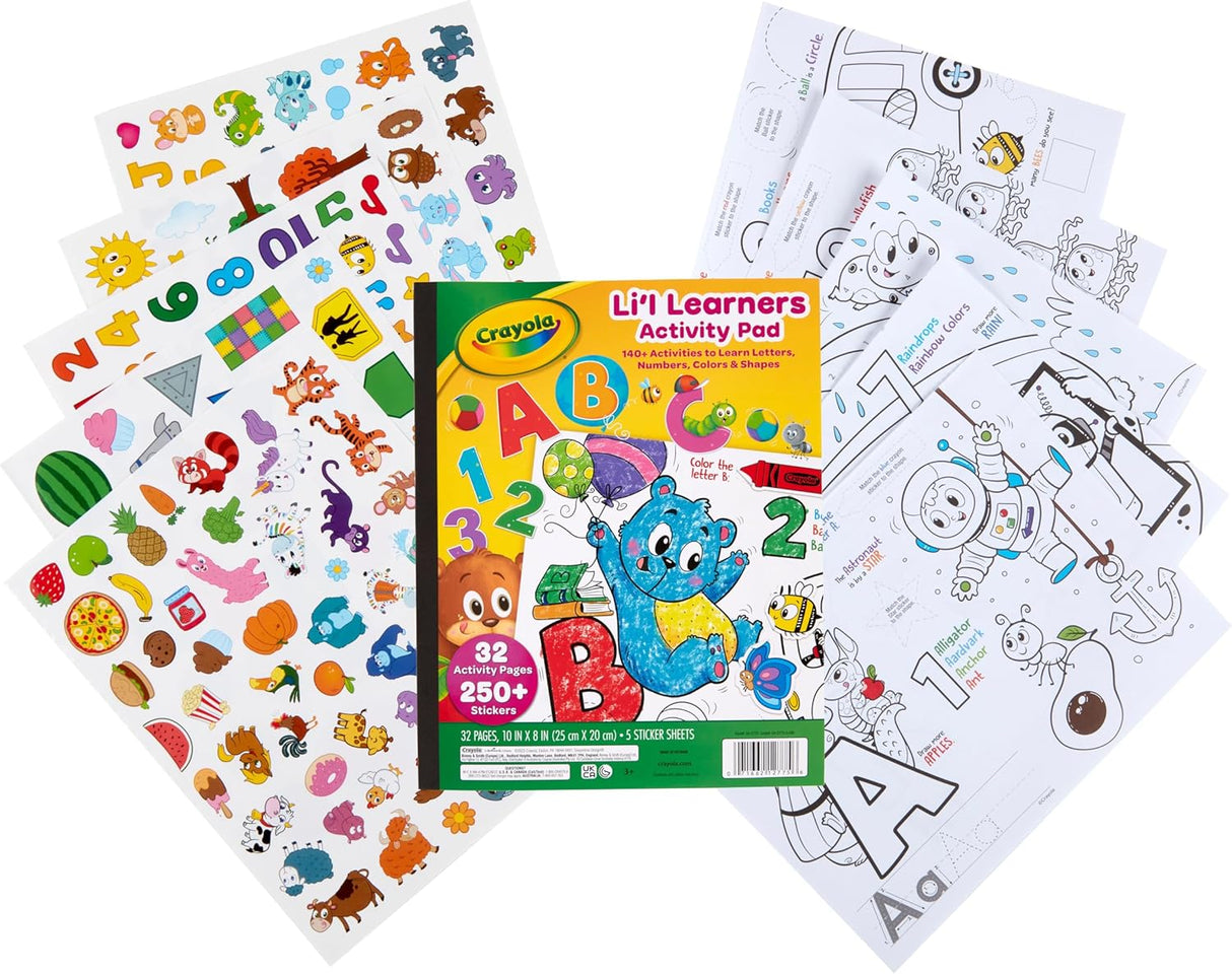 Crayola Li'l Learners Activity Pad 32 Pages