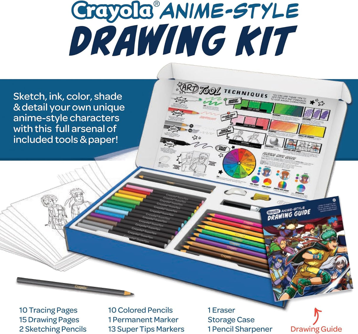 Crayola Anime-Style Drawing Kit