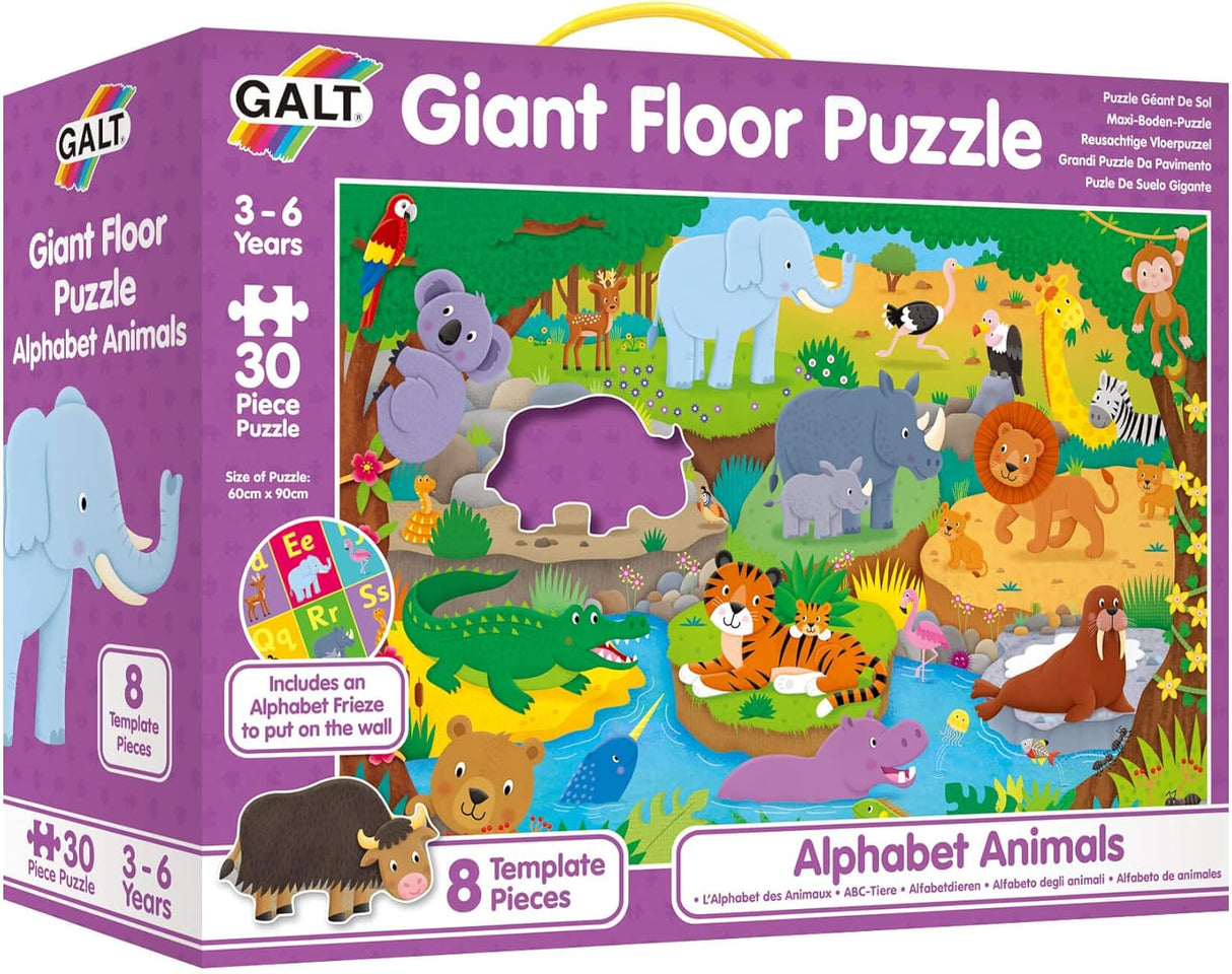 Galt - Alphabet Animals Giant Floor Puzzle - 30 Piece