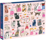 Mudpuppy Cool Cats Jigsaw Puzzle - 1000 Piece
