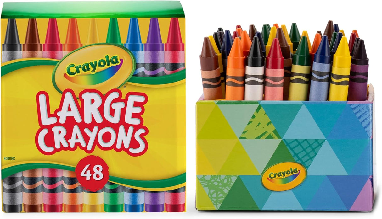 Crayola Large Crayons Desk Pack 48 Pieces