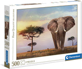 Clementoni African Sunset Jigsaw Puzzle - 500 Piece - High Quality Collection - (35096)