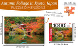 Autumn Foliage in Kyoto, Japan - 1000 Piece Jigsaw Puzzle