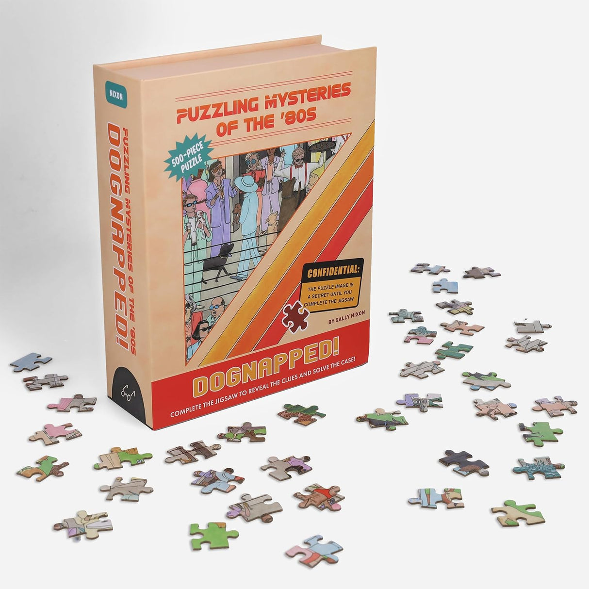 Puzzling Mysteries of the 80s: Dognapped! 500-Piece Jigsaw Puzzle
