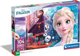 Clementoni Disney Frozen 2 Jigsaw Puzzle - 104 Piece - Jewels - (20164)