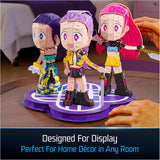 4D Build: K-Pop Demon Hunters - HUNTR/X Chibi 3D Puzzle Model
