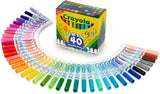 Crayola Washable Broadline Markers: The Big 40 40 Pack