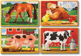 Melissa & Doug - Farm Puzzles In A Box