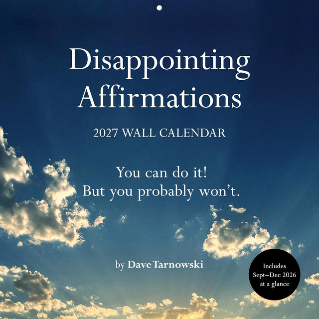 Disappointing Affirmations 2027 Wall Calendar