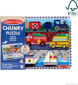 Melissa & Doug - Vehicles Chunky Puzzle
