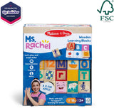 Melissa & Doug: Ms. Rachel Wooden Learning Blocks + Activity Cards
