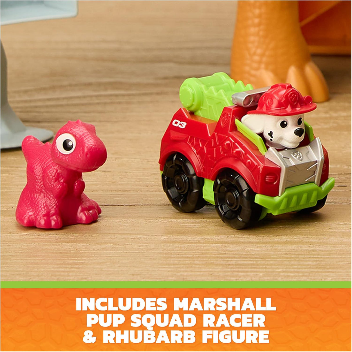 Paw Patrol: The Dino Movie - Lift & Race Dino Playset