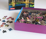 Tokyo Skyline and Rainbow Bridge - 1000 Piece Jigsaw Puzzle