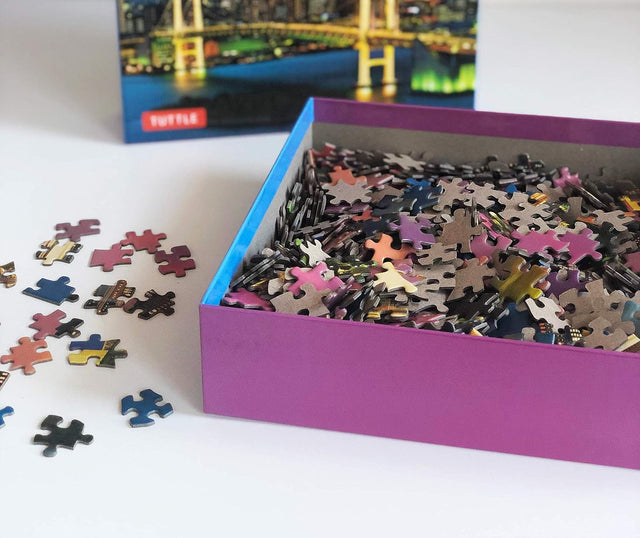 Tokyo Skyline and Rainbow Bridge - 1000 Piece Jigsaw Puzzle