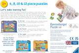 Ravensburger - How Many Can You Count? 6/8/10/12 Piece